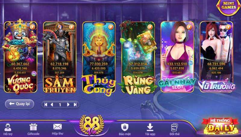 88vin.shop - Thiên đường game đổi thưởng hấp dẫn năm 2022