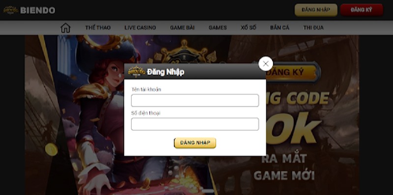 Đăng nhập cổng game siêu dễ 