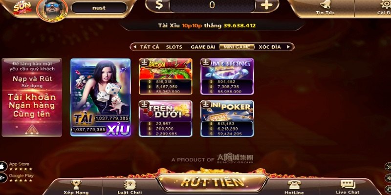 Sân chơi sở hữu thiết kế hình ảnh rất bắt mắt 