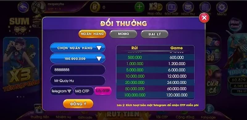 giao dịch đa dạng các hình thức
