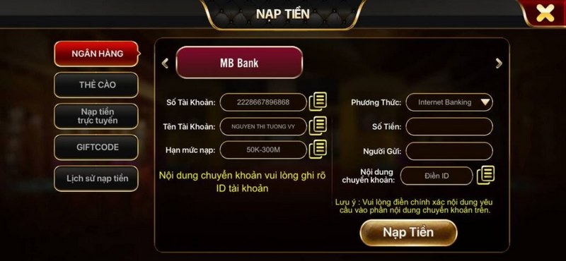 giao dịch qua nhiều hình thức 